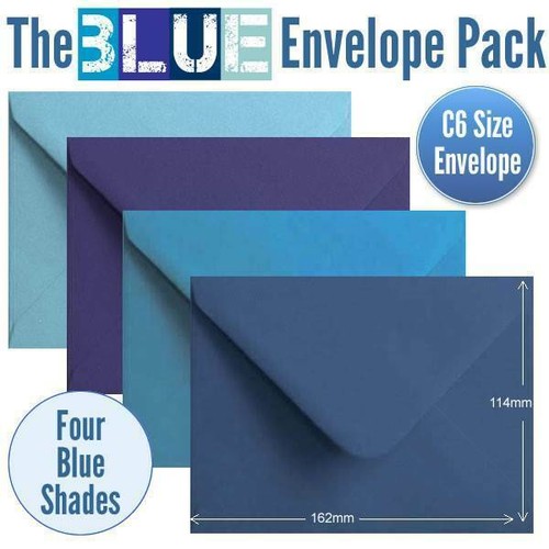 100 blue colour envelopes - 100,