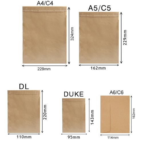 Plain envelopes c6 - c5, /