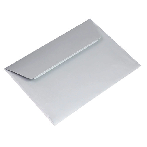 Silver envelopes - c6,