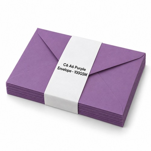 Coloured envelopes - c6, a6
